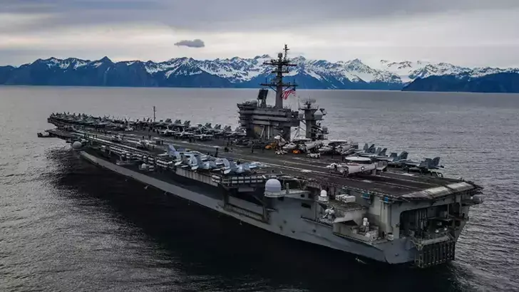 ABD, uçak gemilerinden birini Dogu Akdeniz’den geri çekti