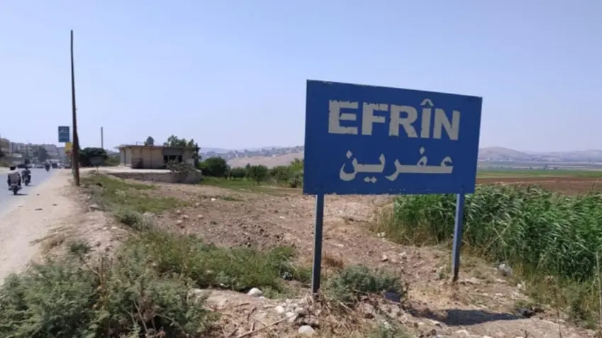 Li Efrînê serê li ser erdên Kurdan berdewam dike