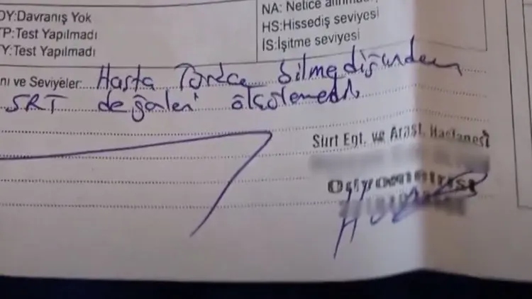 Hasta Türkçe bilmiyor diye muayene edilmedi!
