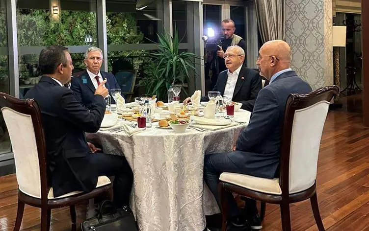 CHP Genel Baskani, Kiliçdaroglu ve Mansur Yavas’la bir araya geldi