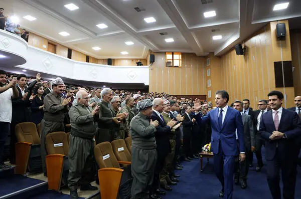 نێچیرڤان بارزانی لەگەڵ ڕێکخستنەکانی پارتی لە سۆران کۆبووەوە