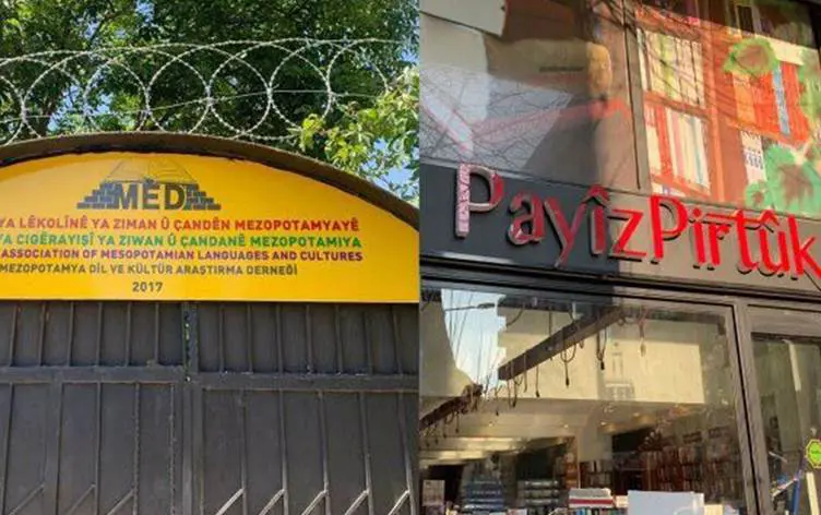 Diyarbakir | MED-DER ve Kürtçe kitapçiya polis baskini, çok sayida gözalti!