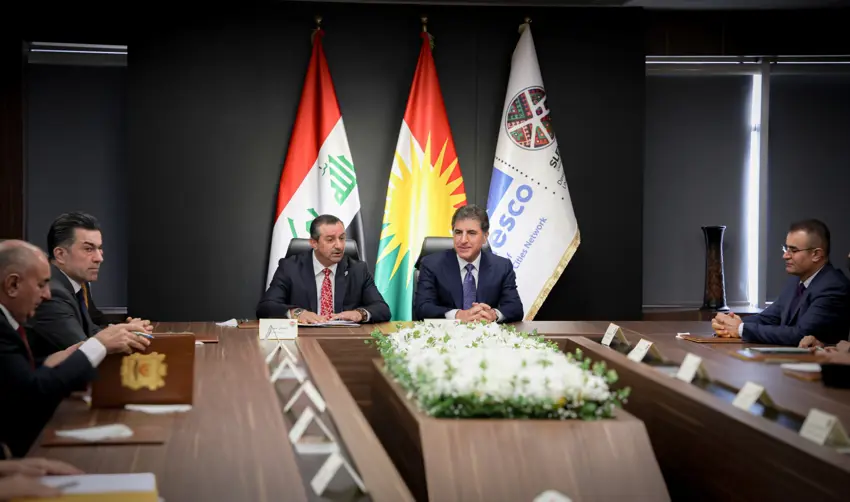 Serokê Herêmê bi parêzgar û rêveberiya Silêmaniyê re civiya