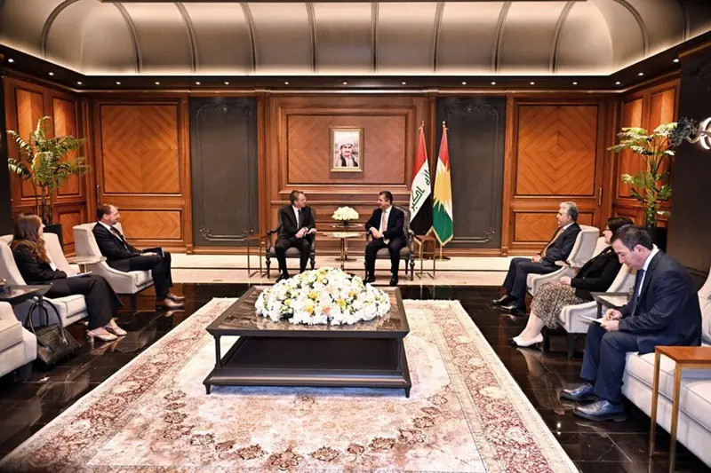 مه‌سروور بارزانی و باڵیۆزی فەڕەنسا هاوڕابوون لەسەر دەستپێکردنەوەی هەناردەکردنی نەوتی هەرێم لە زووترین کاتدا