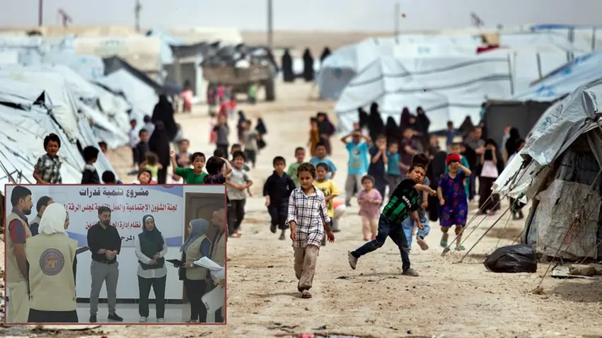 Rojava | Bernameya vegerandina nav civakê ya jin û zarokên DAISê  hate destpêkirin