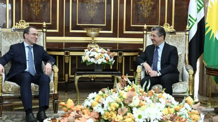 Basbakan Barzani, Rusya'nin Irak Büyükelçisi ile görüstü