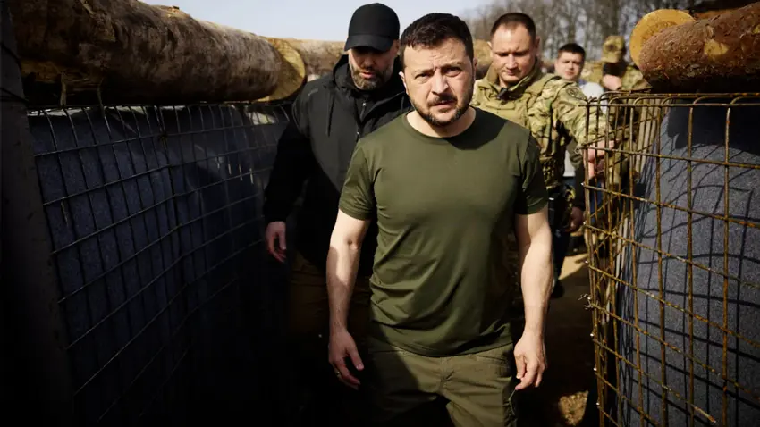 Zelenskiy: Heta Pûtîn neyê ser masê em ji Kruskê dernayên