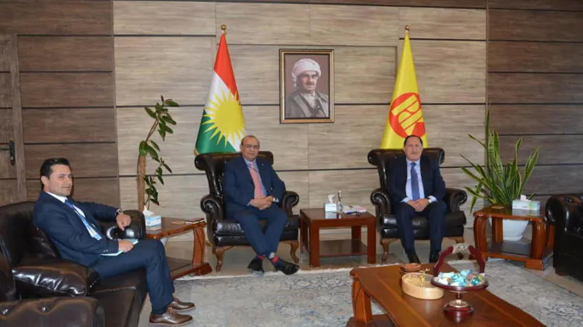 PDK û UNAMIyê hilbijartinên Parlemana Kurdistanê gotûbêj kirin