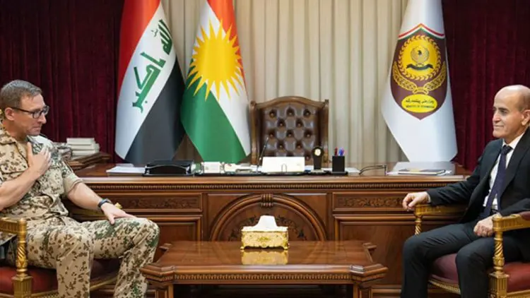 Almanya Pesmerge güçlerine destegini yineledi