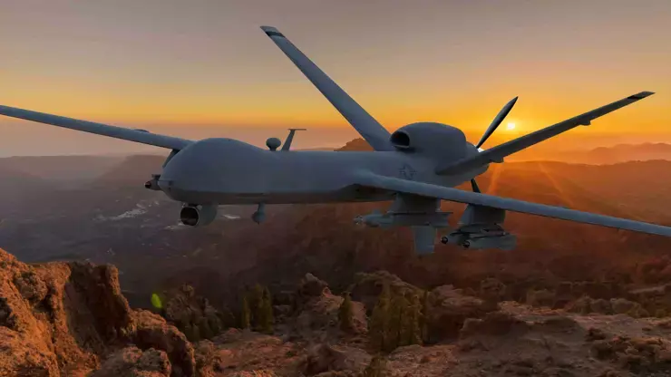 Hûsiyên Yemenê ragihandin ku balafirekî DYAyê ya bêmirov xistine