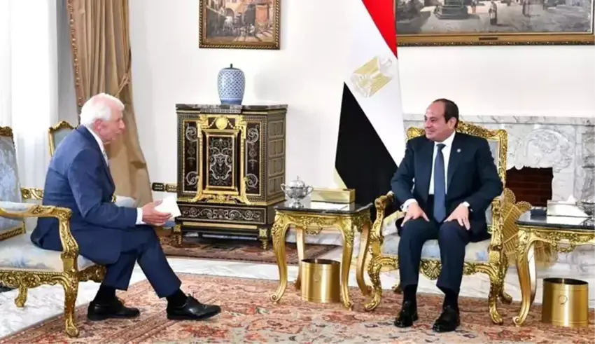 Josep Borrell çû Misrê û bi serokê Misrê Abdulfettah es-Sisi re hevdîtin kir