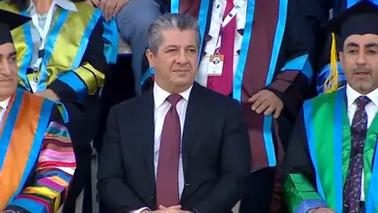 Mesrur Barzani, Duhok Üniversitesinin mezuniyet törenine katıldı
