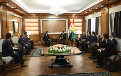  Neçirvan Barzani, Şırnak Valisi ve heyetiyle görüştü