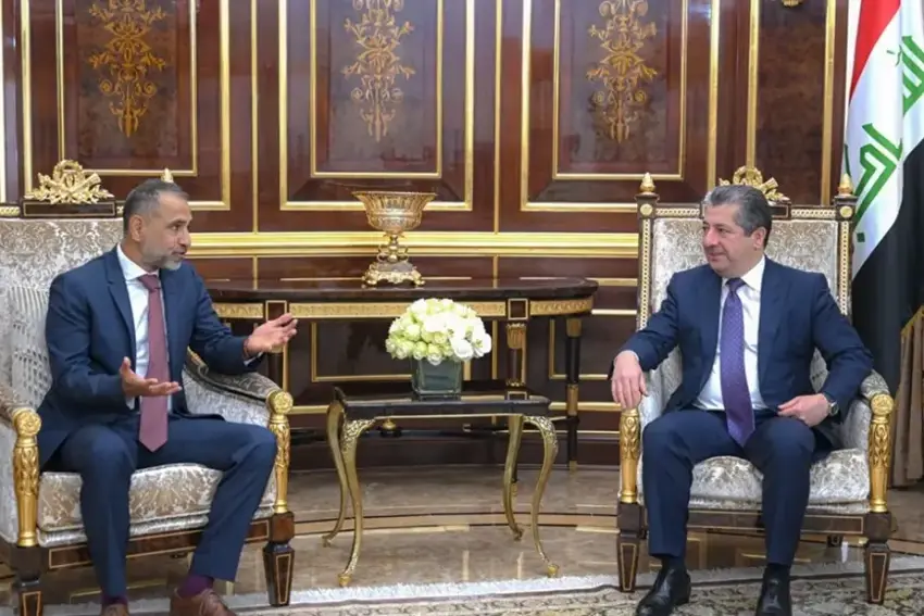 Mesrur Barzani, İngiltere'nin Irak Büyükelçisini kabul etti