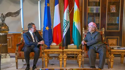 Mesud Barzani, Fransa'nın Irak Büyükelçisi ile görüştü
