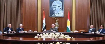 Serok Barzanî pêşwaziya şandeyeke bilind a ENKSyê kir