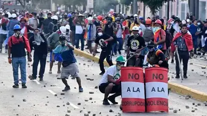 Peru sokakta | Polis protestocuyu öldürdü: 113 yaralı! 