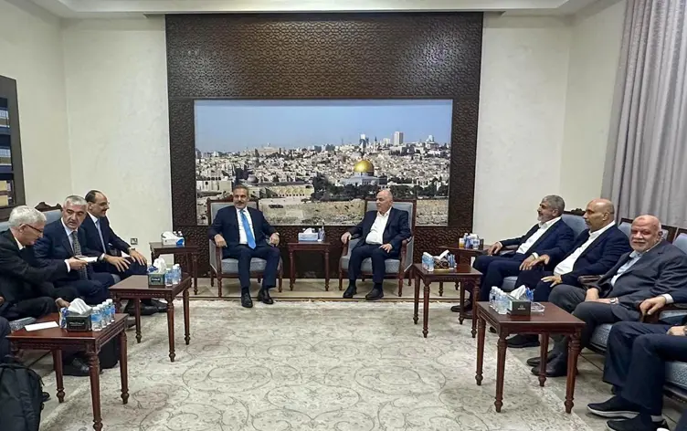 Fidan ve Kalın, Hamas dostlarıyla bir araya geldi