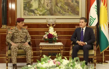 Neçirvan Barzani, Iraklı üst düzey askeri heyeti kabul etti