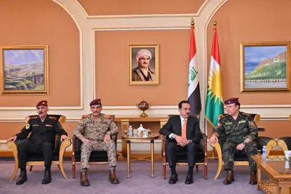 شاندێکی باڵای هاوبەشی سەربازی و ئەمنی عێراق لە هەولێر