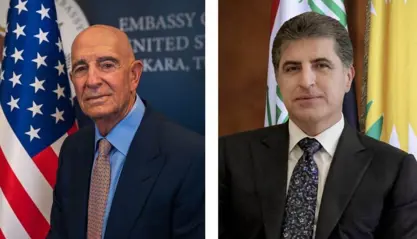 سەرۆکی هەرێمی کوردستان لەگەڵ تۆماس باراک باسی سوریا دەکات