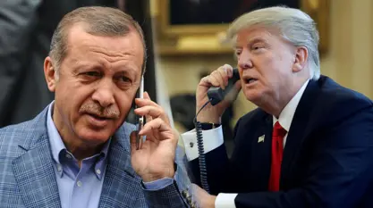 Erdoğan ile Trump telefonda görüştü