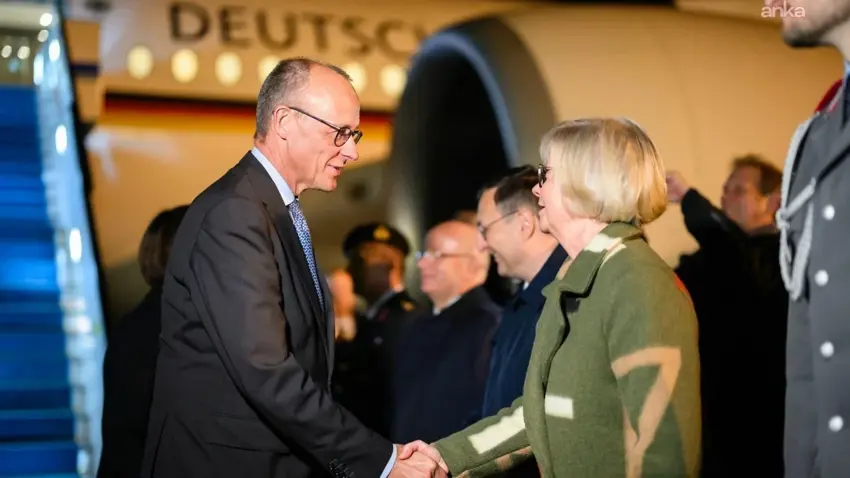 Almanya Başbakanı Merz Türkiye'ye geldi