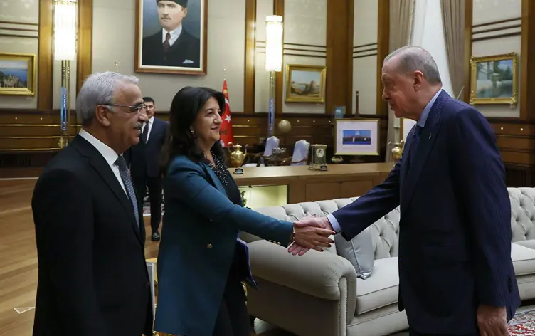 Erdoğan'la görüşen DEM Parti İmralı Heyeti'nden 'süreç' açıklaması