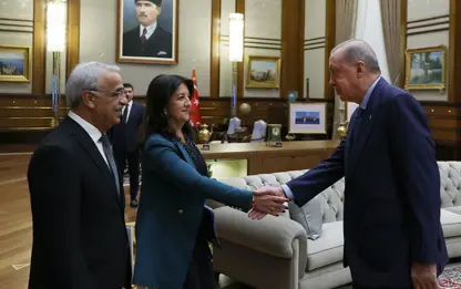 Erdoğan'la görüşen DEM Parti İmralı Heyeti'nden 'süreç' açıklaması