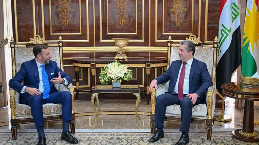 Mesrur Barzani, İtalya'nın Irak Büyükelçisi ile görüştü