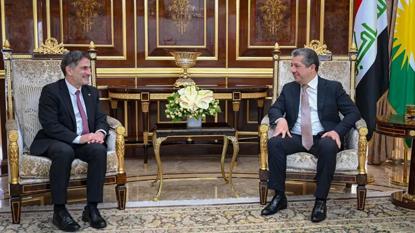 Başbakan Barzani, AB'nin yeni Irak Büyükelçisi ile görüştü
