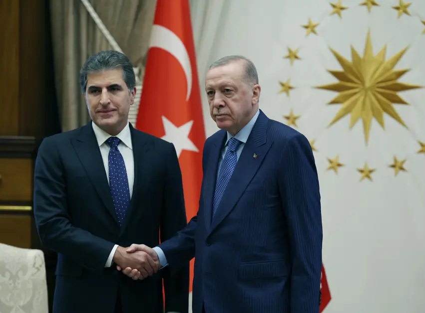 Neçirvan Barzani, Erdoğan ile bir araya geldi
