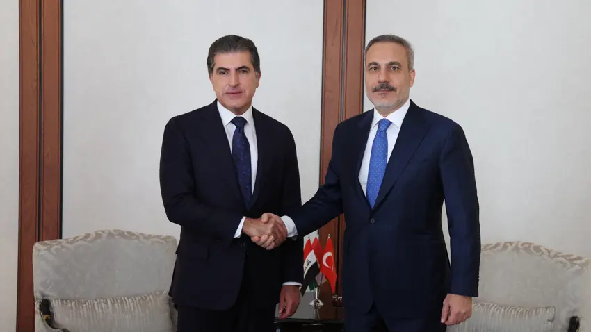 Neçirvan Barzani ve Hakan Fidan görüştü