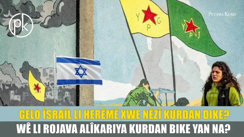 ‘Piştevaniya Îsraîlê ya bo Kurdan dibe ku polîtîkaya stratejîk a li herêmê xurttir bike’