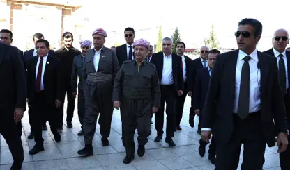 سەرۆک بارزانی بەشداری لە مەراسیمی کۆچی دوایی خێزانی حەمید حەفزوللا سندی کرد