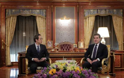  Neçirvan Barzani’den Güney Kore Büyükelçisine tebrik ve işbirliği mesajı