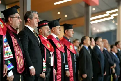 7,000 xwendekarên Zanîngeha Selahedînê bi amadebûna Mesrûr Barzanî bawernameyên xwe wergirtin