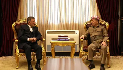 Serok Barzanî û Îzet Sabender rewsa pistî hilbijartinên Iraqê gotûbêj kir