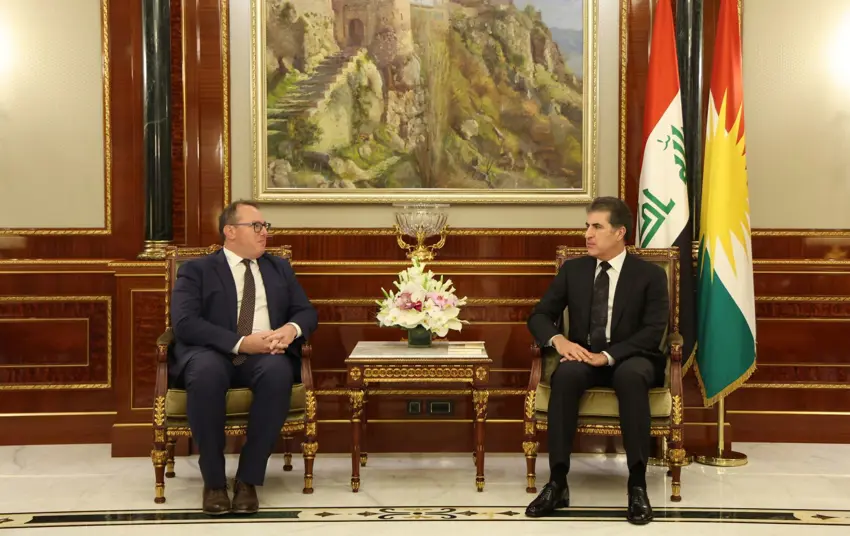 Neçirvan Barzani, Amerikan heyeti ile bir araya geldi