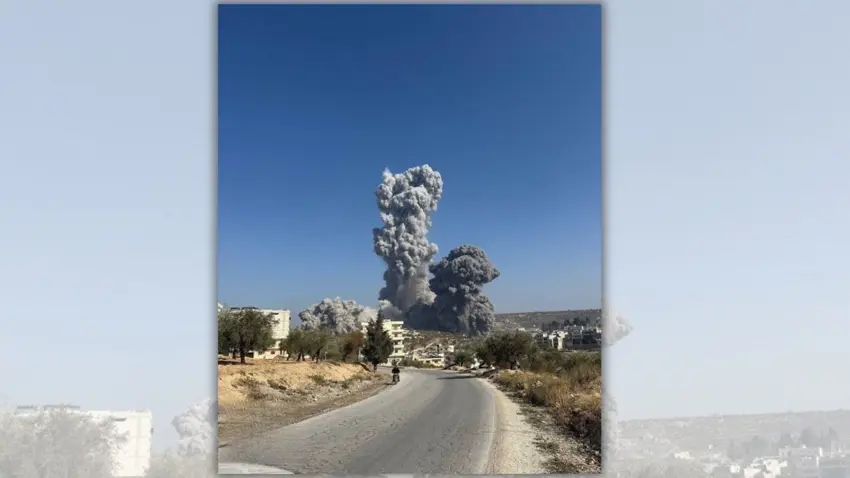 İdlib'de şiddetli patlama: Çok sayıda yaralı! 