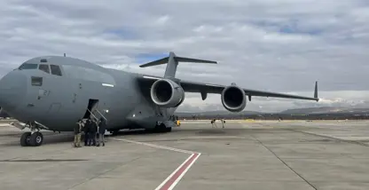 2 balafirên kargoya leskerî yên Amerîkayê li Rojavayê Kurdistanê danîn
