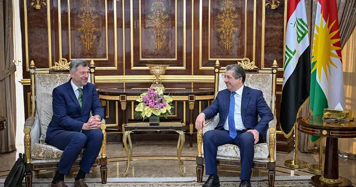 مەسروور بارزانی پشتیوانی بۆ کونسووڵی گشتی نوێی کۆماری چێک لە هەرێمی کوردستان دووپات دەکاتەوە