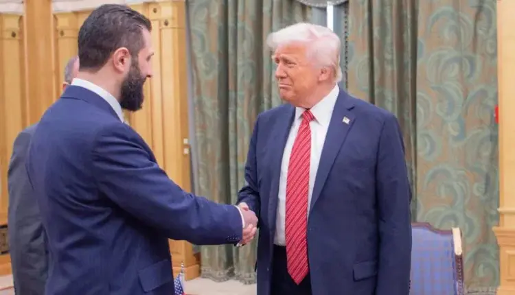 ترەمپ سەردانی داهاتووی شەرع بۆ واشنتۆنی ڕاگەیاند