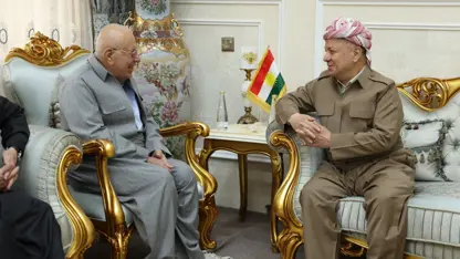 Serok Barzanî serdana Pêsmergeyê dêrîn Xursîd Sêre kir