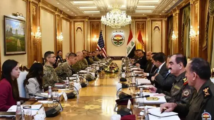 Serokatiya Herêma Kurdistanê û şanda Amerîkî reformên li ser Pêşmerge gotûbêj kirin