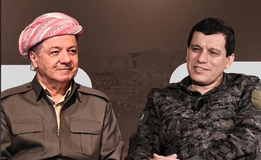 Baskan Mesud Barzani ve Mazlum Kobani bir araya geldi