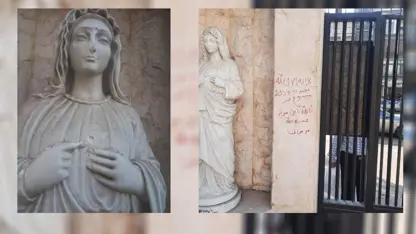 Li ser Dêreke Samê bi nivîsê gef li xirîstiyanan hate xwarin