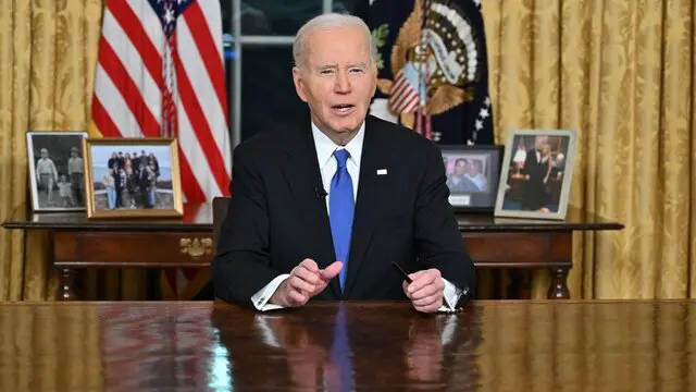 ووتاری ماڵئاوایی بایدن : هۆشداری دەدەم کە ئۆلیگارشییەکی مەترسیدار لە سامان و دەسەڵات و کاریگەرییەکی بێ ئەندازە لە ئەمریکا