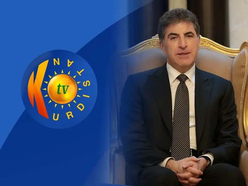 پەیامی پیرۆزبایی نێچیرڤان بارزانى بەبۆنەی یادی 26 ساڵەی دامەزراندنی کوردستان تیڤی