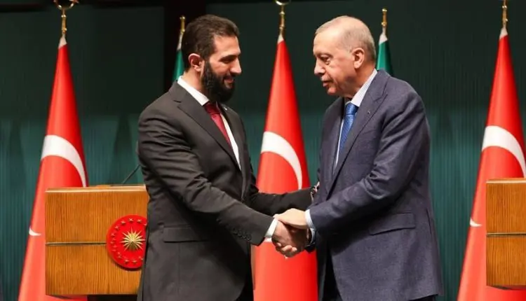 ئەردۆغان بەستنی سەروەت و سامانی لەسەر ئەحمەد شەرع سەرۆککۆماری سوریا هەڵگرت